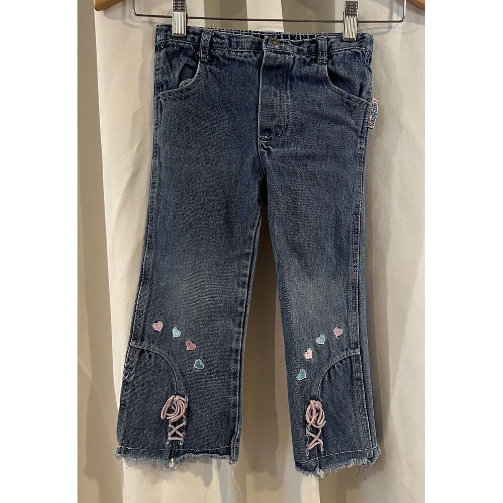 Vintage Care Bear Youth Denim‎ Pants Size 3t
